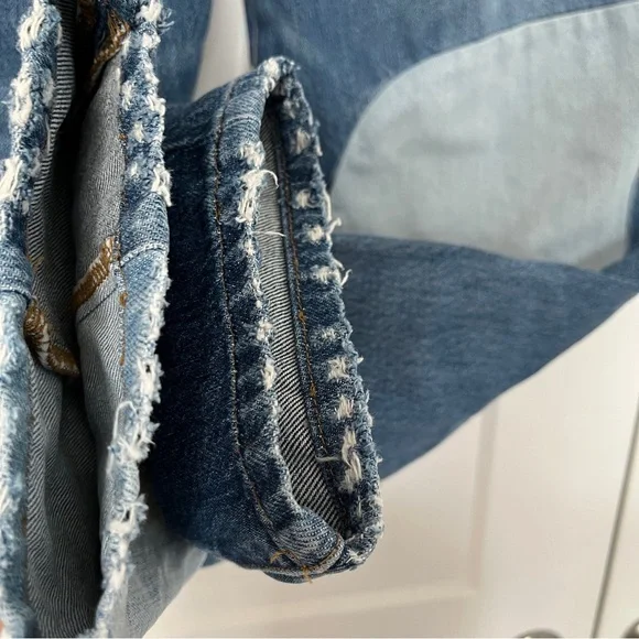 Frame Le Original Patchwork Boyfriend Jeans 30 - Picture 8 of 10